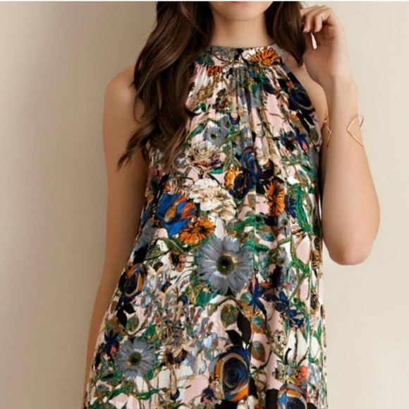 NWT ENTRO Halter Dress - Picture 9 of 9